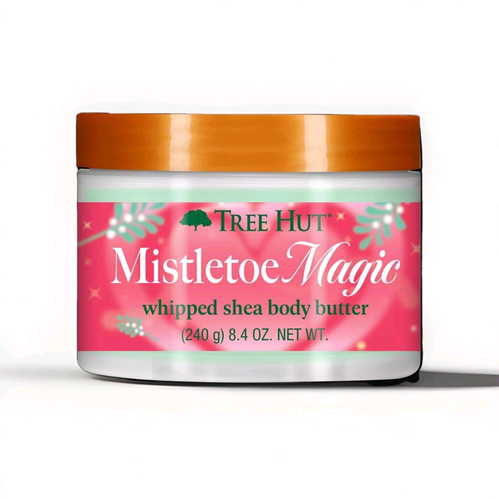 New 2 Tree Hut Mistletoe Magic Whipped Body Butter 8.4 oz  Limited Edition Cream