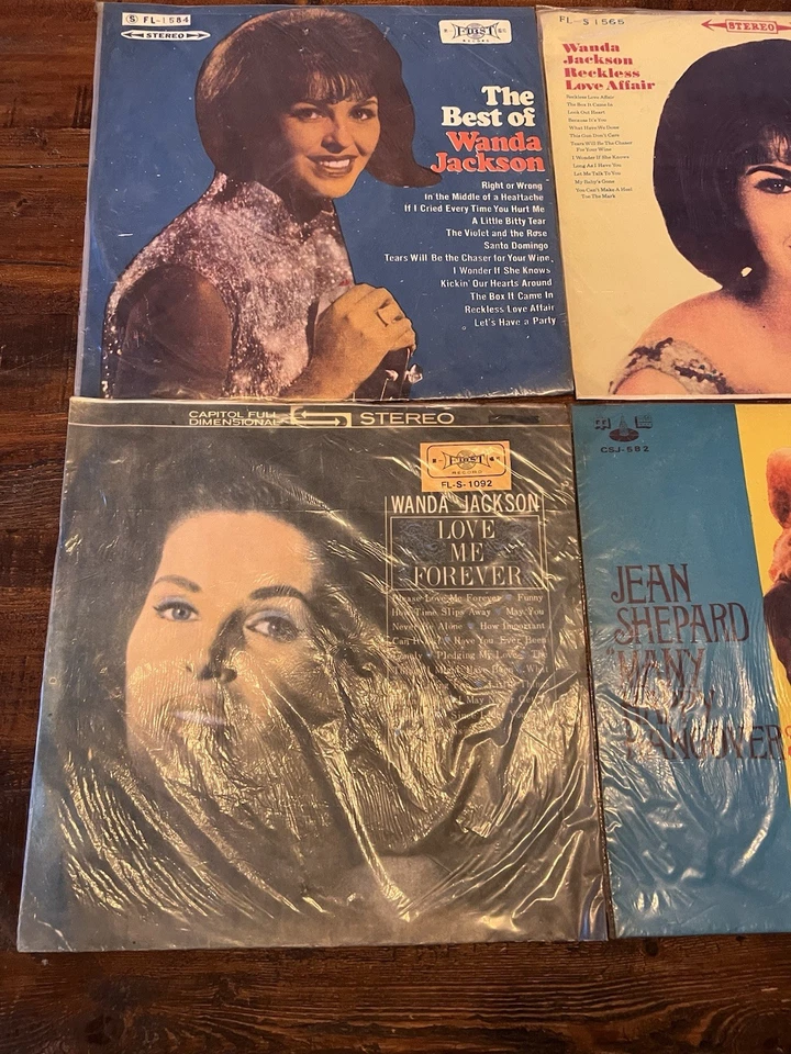Lot of 7 Vintage Vinyl Country Female Singers Please See Photos for Titles - Imagem 2 de 4