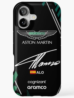 NEW! Fernando Alonso F1 | Aston Martin F1 Team Best iPhone Samsung Tough Case