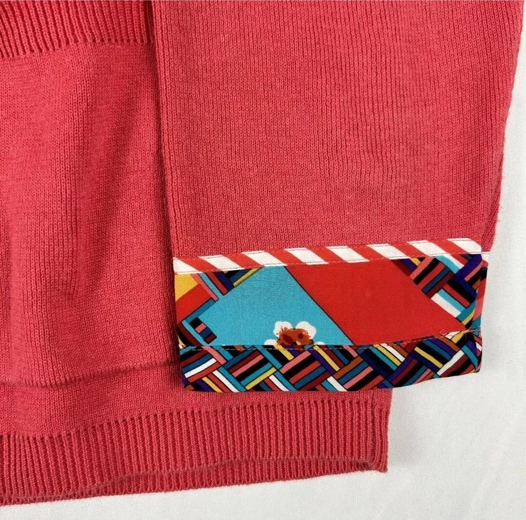 Art To Wear Koos Of Course Jacket Cardigan Pockets Abstract Silk  Y2K VTG 1X - Image 4 of 4