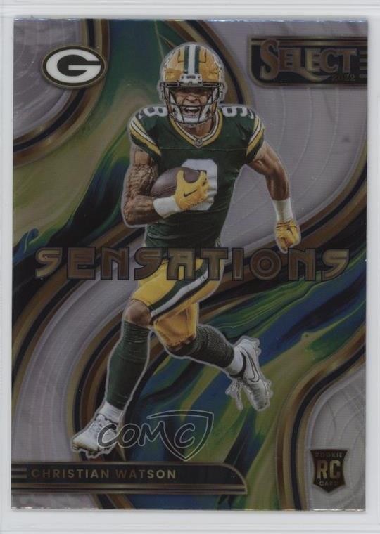 2022 Panini Select Sensations Silver Prizm Christian Watson #SEN-25 1cz3