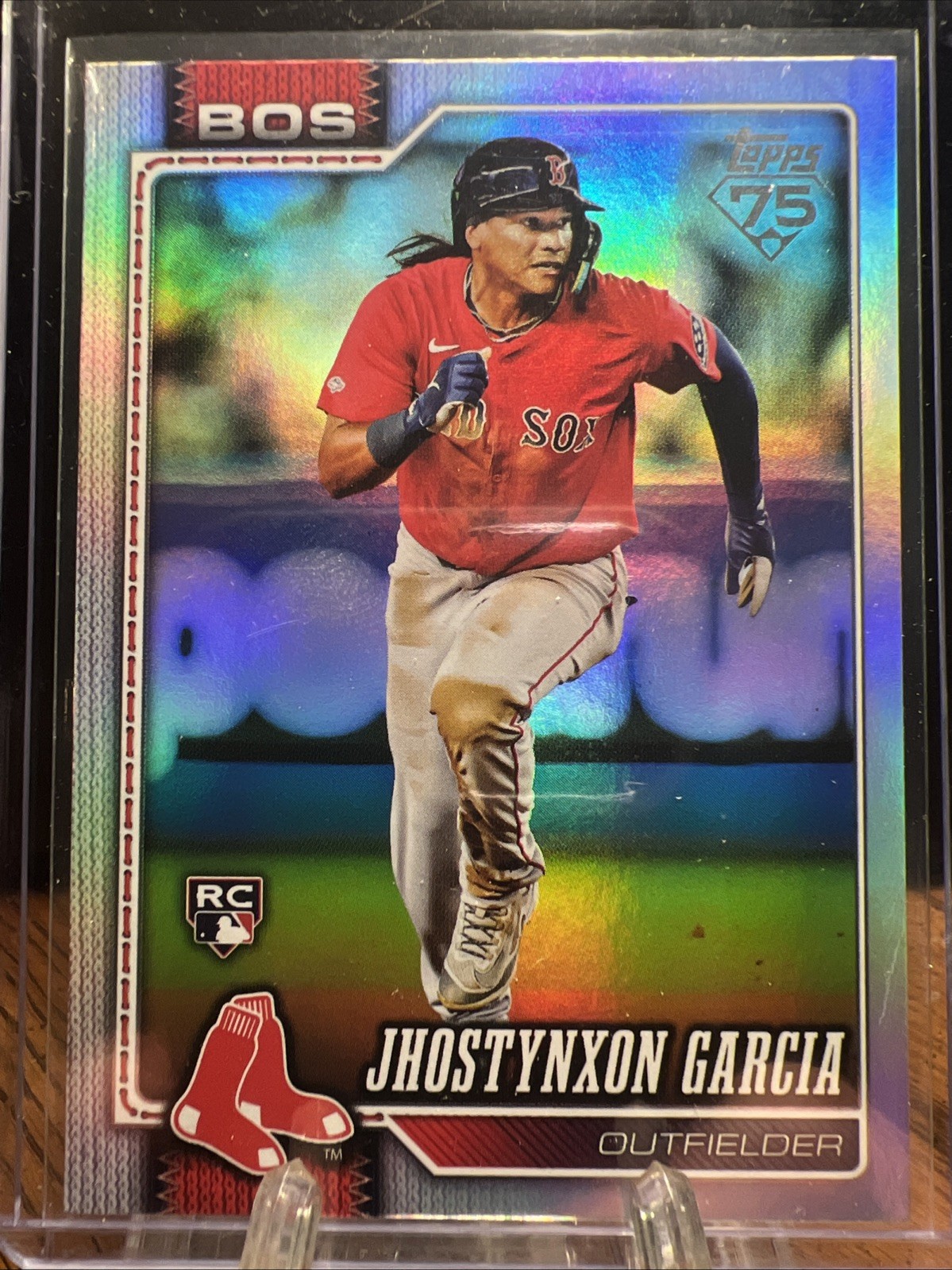 2026 Topps Series 1 #316 Jhostynxon Garcia Rainbow Foil - Rookie Card