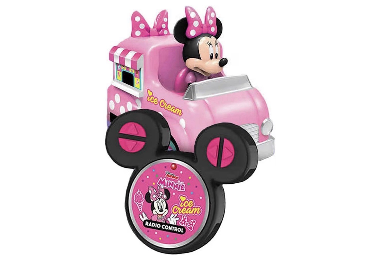 Camión de Helados Disney Junior Minnie Mouse R C Función Completa Control Remoto