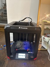 Voxelab  Aries 3-D printer only 176 hours barely used black with red corners