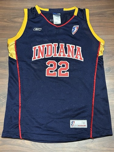 RARE REEBOK INDIANA FEVER COACH STEPHANIE WHITE #22 WNBA JERSEY YOUTH MED CLARK