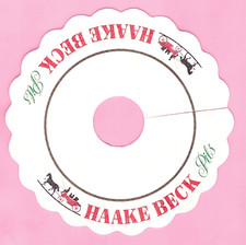 Pilsdeckchen Tropfdeckchen Haake Beck Pils & andere 4x