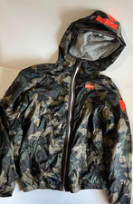 Sz Lrg Levi's Levis Boys Athletic Zip Up Camouflage Windbreaker Jacket 12-13yrs