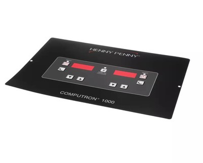76817 Display Aufkleber Overlay Full Split C1000 für Henny Penny 500 600 Friteuse