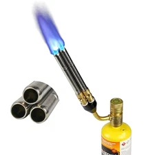 BLUEFIRE Triple Flame Barrel Turbo Torch Head High Output 25590 BTU Heavy Dut...