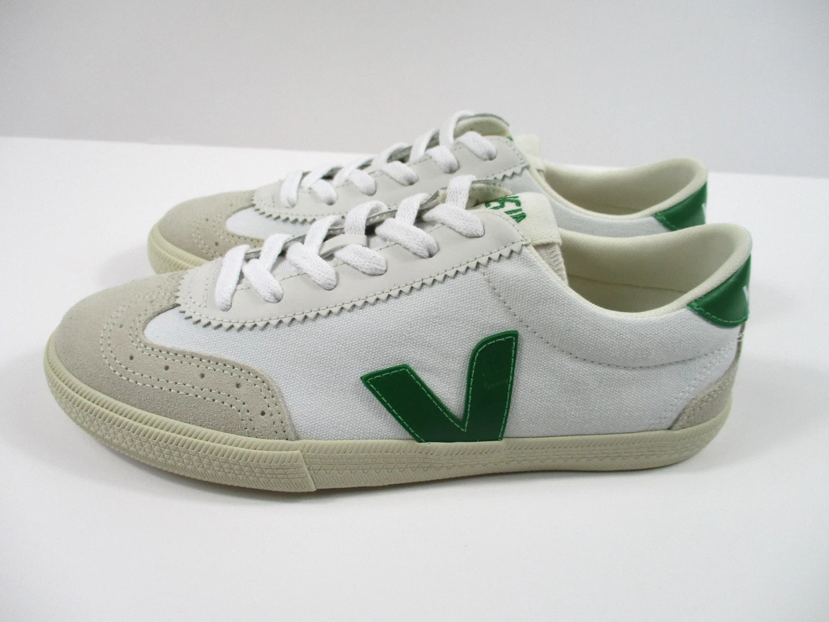 Veja Sneakers donna Volley in pelle - Burro-Oro