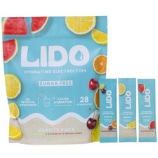 LIDO Variety Pack Electrolyte Powder Packets   Clean Zero-Sugar Hydration Dri...
