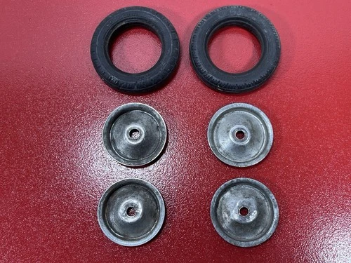 1953 Tonka Truck Single Front Wheels/Tires For Custom Or Restoration