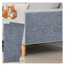 Self-Adhesive Cat Scratching Mat, 2 Rolls 39.4" x 15.8" Couch Protector
