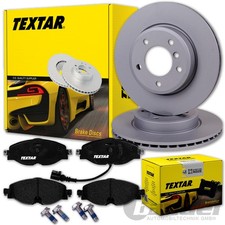 TEXTAR BREMSSCHEIBEN 288mm + BELÄGE VORNE passend für VW GOLF 7 + T-ROC