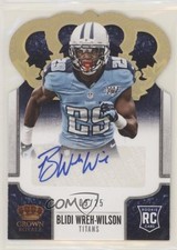 2013 Crown Royale Gold Holo Die-Cut Signatures 9/25 Blidi Wreh-Wilson Auto a8r