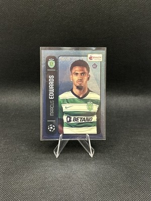 2022-23 Topps Merlin Heritage 98 Blue Marcus Edwards RC /49 Sporting Lissabon