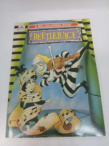 VINTAGE 1990 Beetlejuice Coloring Book