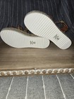 Womens Soda Espadrille Platform Brown Ankle Strap Buckle Sandals Gold Studs 6 — photo 6