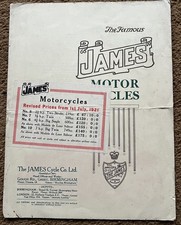 1921 James Motor Cycle TT RACES Vintage Bike VMCC GP F1 Rudge BSA BUCH