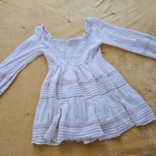 American Eagle Smocked Lace Mini Dress Large