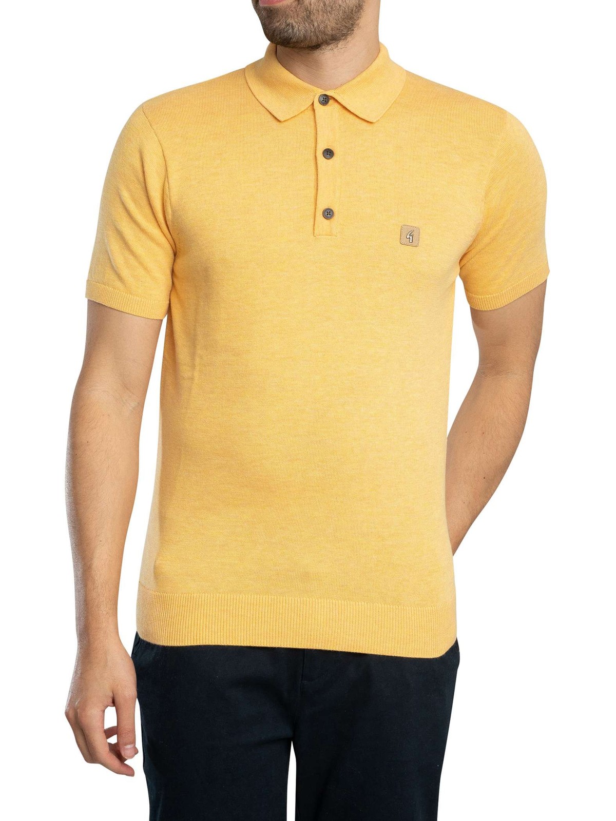 Мужская рубашка поло Jackson от Gabicci оранжевого цвета 9290₽