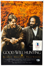 MATT DAMON SIGNED GOOD WILL HUNTING 12X18 PHOTO POSTER BOURNE ROUNDERS BAS MATT DAMON SIGNED GOOD WILL HUNTING 12X18 PHOTO POSTER BOURNE ROUNDERS BAS