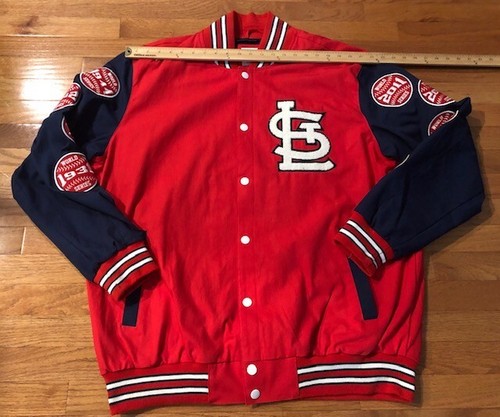 Giacca ST. LOUIS CARDINALS WORLD SERIES CHAMPION taglia XXL 2XL molto cool - Foto 13 di 22