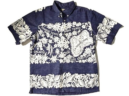 VINTAGE Chicago Cubs Shirt Mens Small White Blue Reyn Spooner