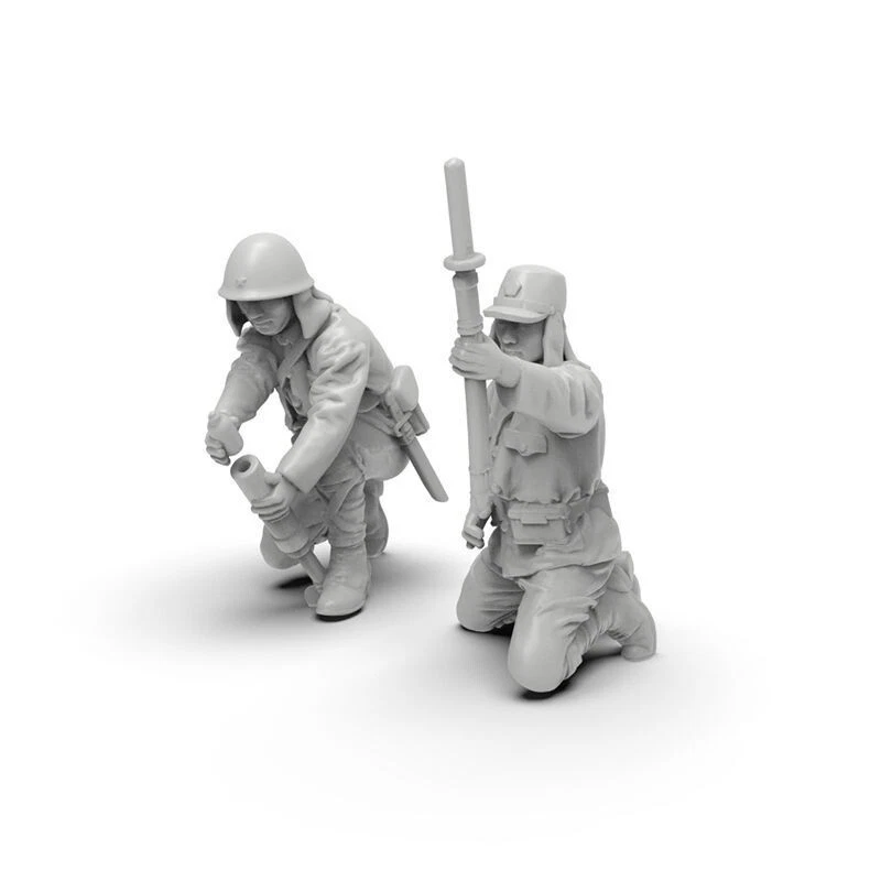 1/35 Resin WWII Japanese 11 Soldiers Unpainted wgsj - Image 4 of 4