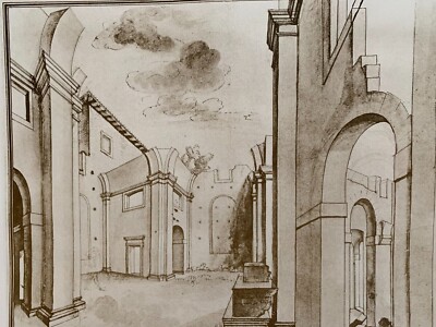 ILLUSTRATION - PROVENCE - DIE RUINEN DES KLOSTERS AVIGNON IM 17. JAHRHUNDERT 