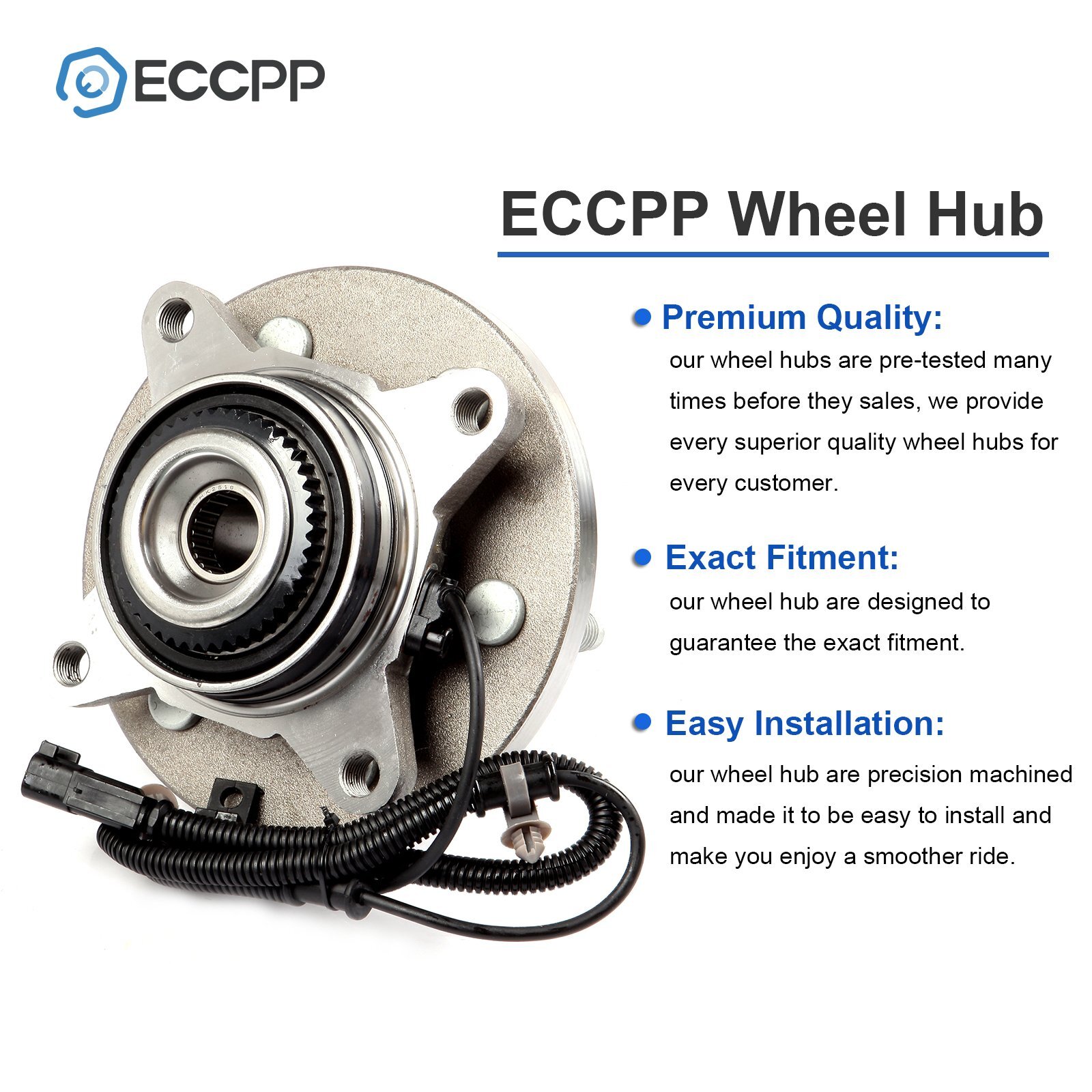 Pair Front Wheel Bearing Hubs For Ford F150 Expedition Lincoln