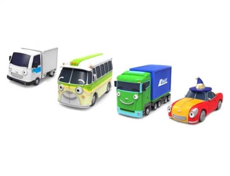 Набор автобусов TAYO Special The Little Bus Friends 05 Bubba, Toni, Lucy, Big - Изображение 2 из 4