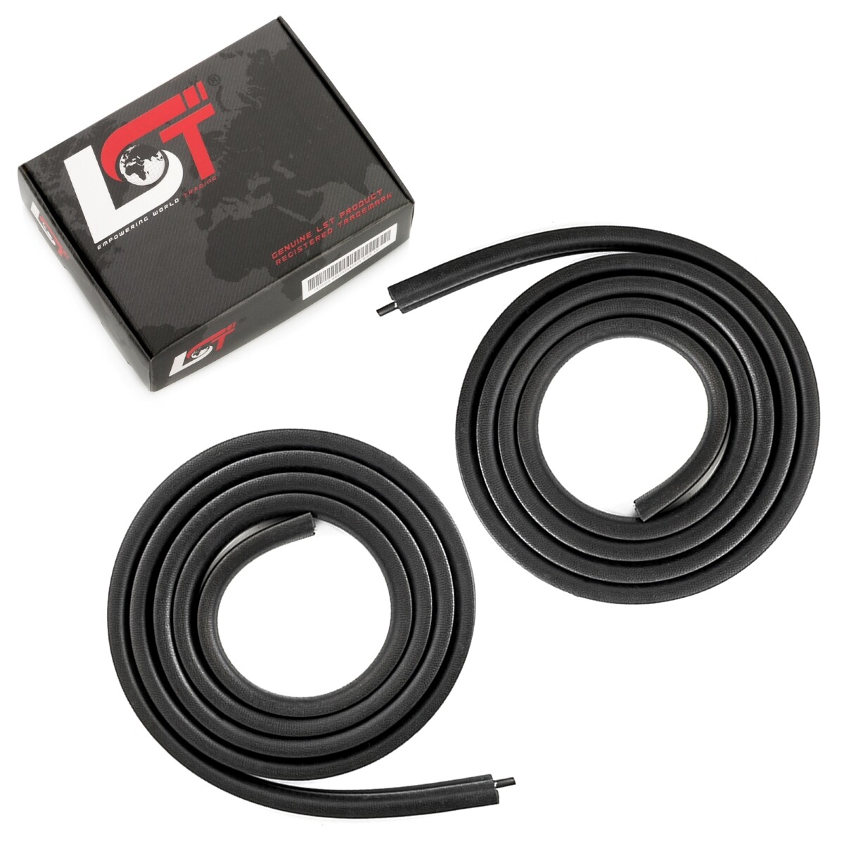 2x Rubber Seal Door Rear for OPEL MOVANO A MK1 for VAUXHALL