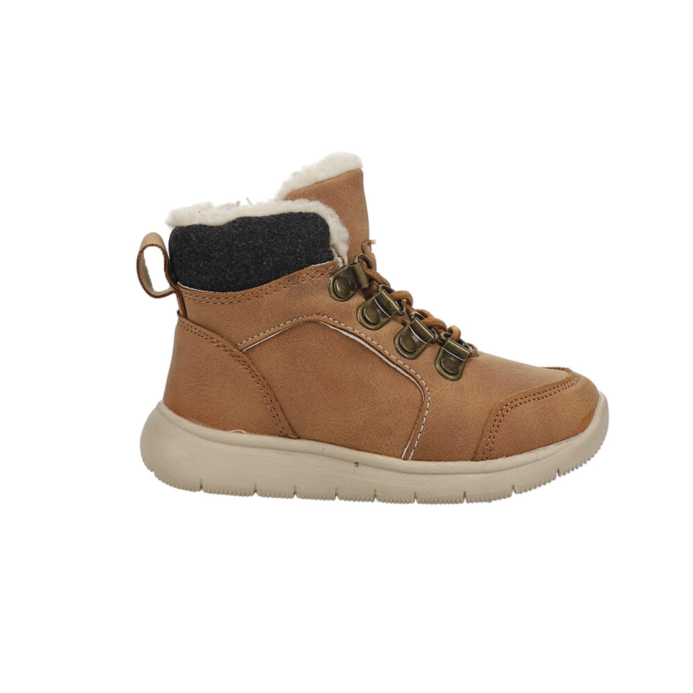 London Fog Fenix Lace-Up Toddler Boys Brown Grey Casual Boots CL30221T-TV