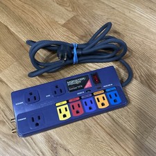 Monster Power Home Theatre HT-700 8-Outlet Surge Protector Strip Works