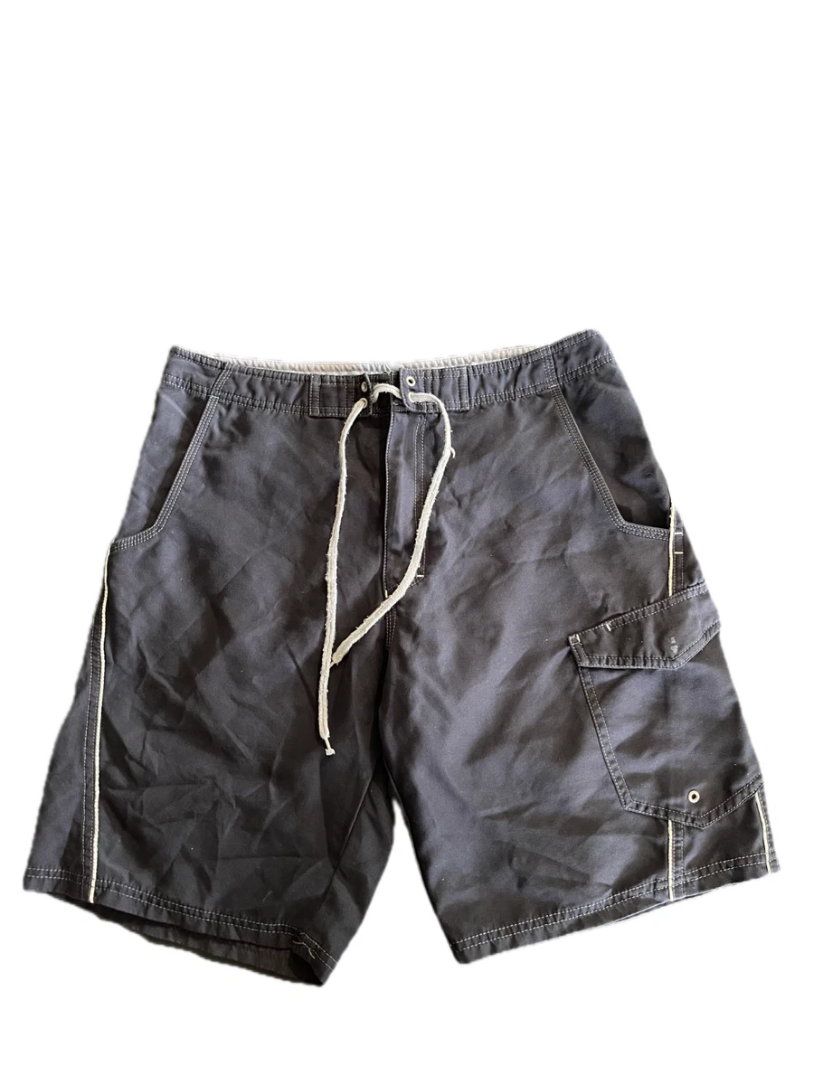 MENS KING GEE BLACK GREY BOARD SWIM SHORTS SIZE 82 eBay
