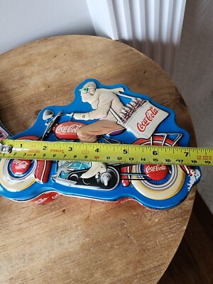 Coca Cola Coke Lot of 3 Tins Decor 1998 Motorcycle Metal Can Coca Cola Coke Lot of 3 Tins Decor 1998 Motorcycle Metal Can