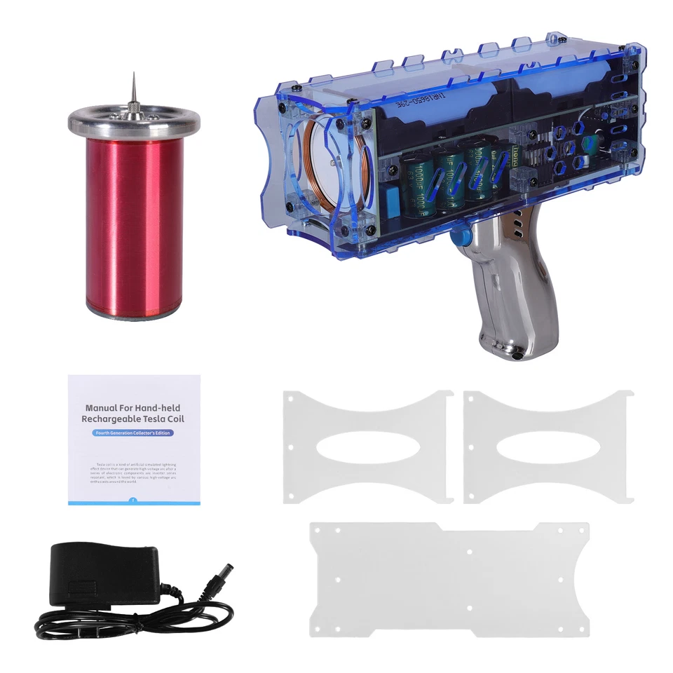 Handheld Tesla Coil Gun Portable Mini Arc Generator for Tesla Coil Maximum 10cm - Image 4 of 4