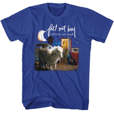 Fall Out Boy Infinity On High Album Cover Men's T Shirt Rock Band Tour Merch