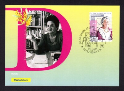 Italy 2024: Elena Gianini Belotti - Official Postcard Italian Post