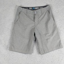 Salt Life SLX-QD Men's Board Shorts Size 28 Gray Vapor Stretch