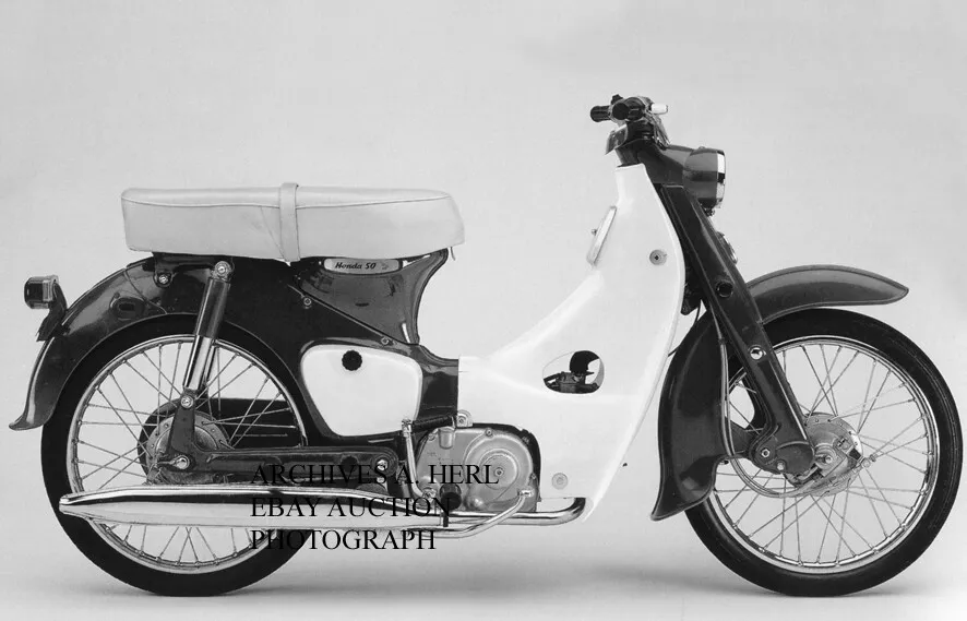 Honda Super Cub 1963 press photo motorcycle factory photograph eBay