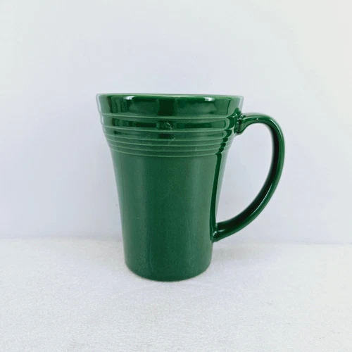 LATTE bistro MUG CUP jade green FIESTA WARE 18 OZ new