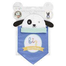 Canine Bandana  Baby Beanie Set - Big Brother