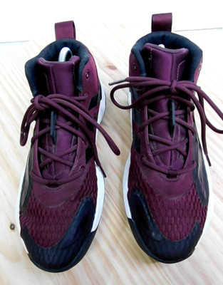 Adidas Mens Exhibit A H68702 Basketball Shoes; Sz. 8; Maroon/Black - Excellent!