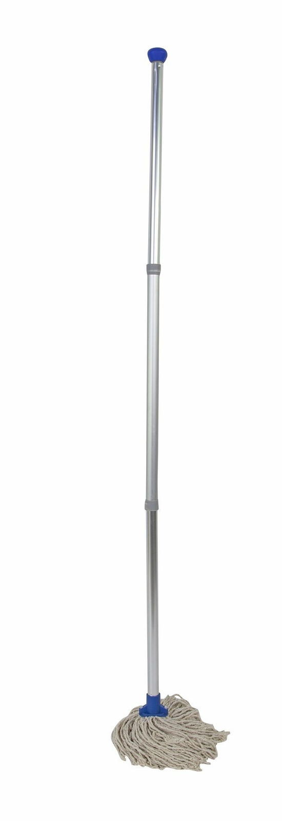 Blue - Professional Colour Coded Mop Handle and 2 Mop Heads - DCS - CKMSBUX1I