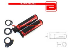 BARRACUDA Manopole RACE ROSSE 120 mm + Tiragas per HONDA CRM F 125X - Dio ZX