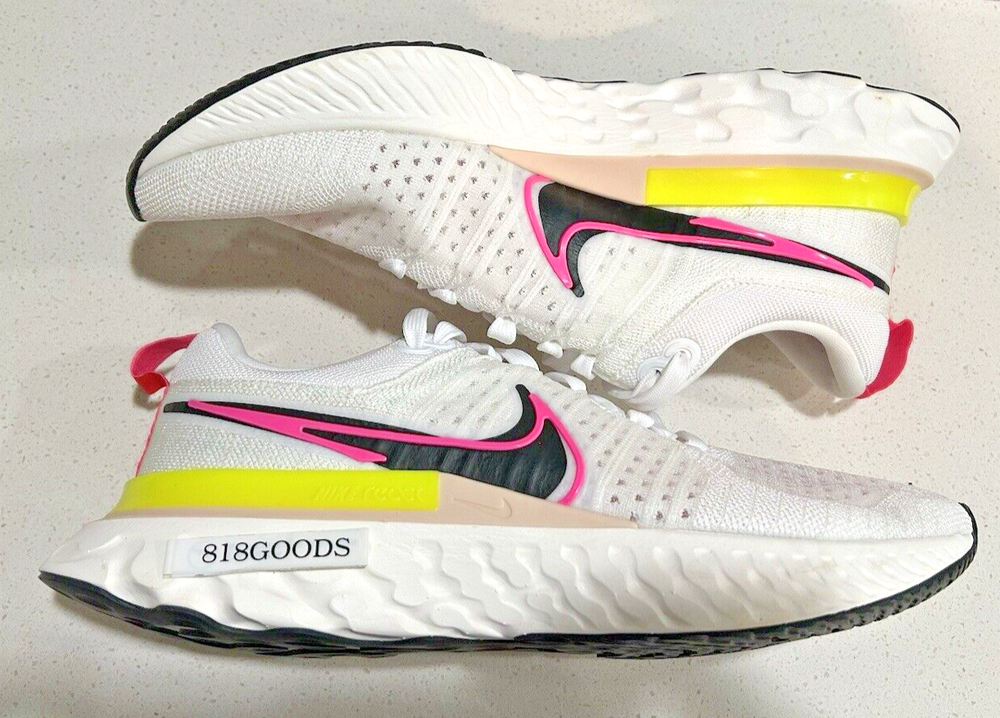Nike React Infinity Run FK 2 Flyknit Marathon Running Shoes Men’s Size 11.5 White DJ5395-100 $160