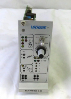 VICKERS EEA-PAM-535-D-32 Power Amplifier Module, FOR PARTS/REPAIR