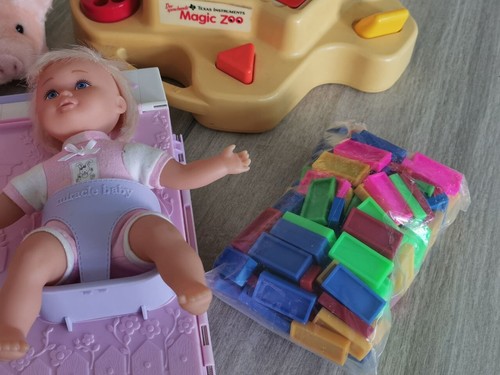 Konvolut Spielzeug Spielsachen Miracle Baby Puppe Haus Kuscheltier Magic Zoo - Bild 4 von 17